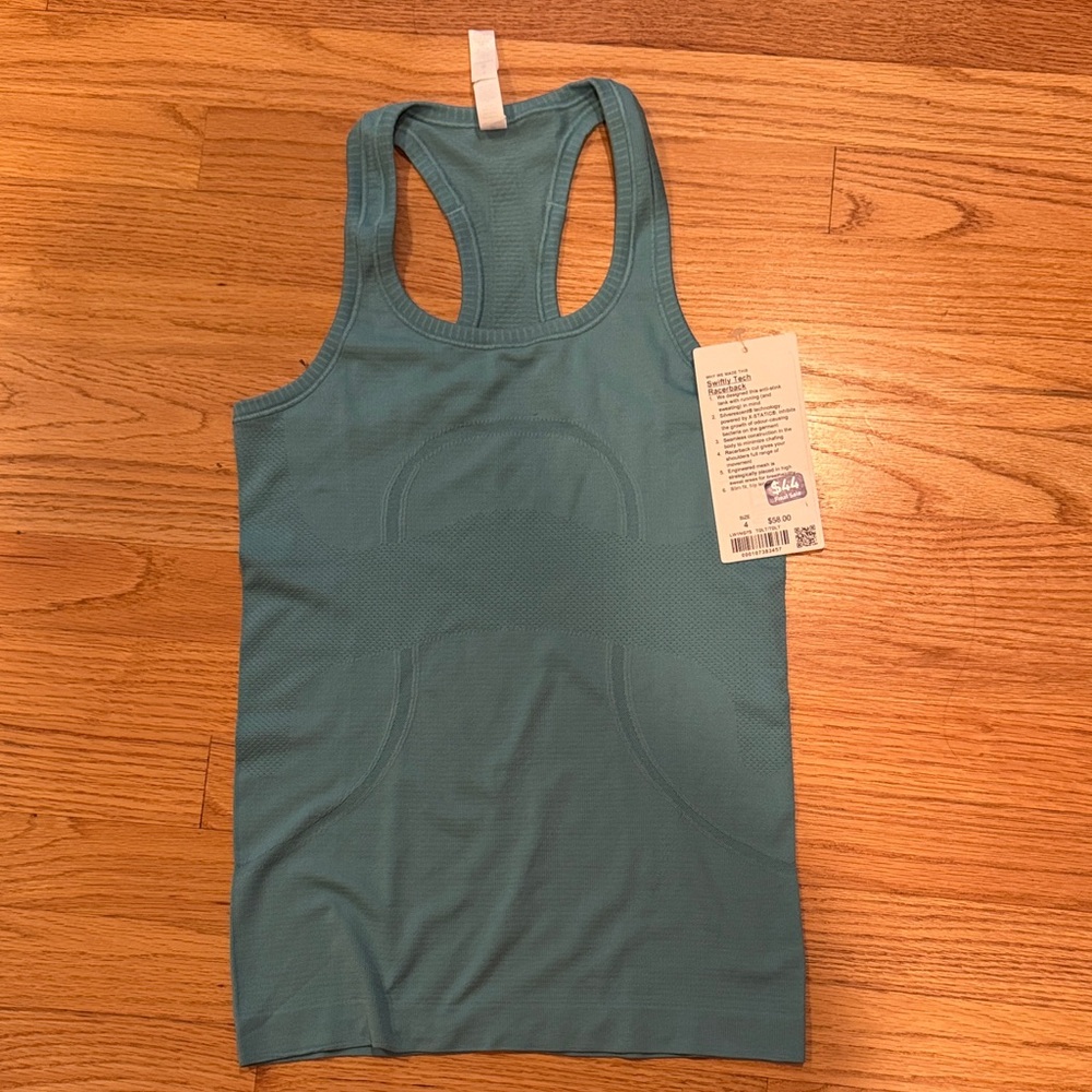 Lululemon Athletica Blue teal Racerback Tank Top